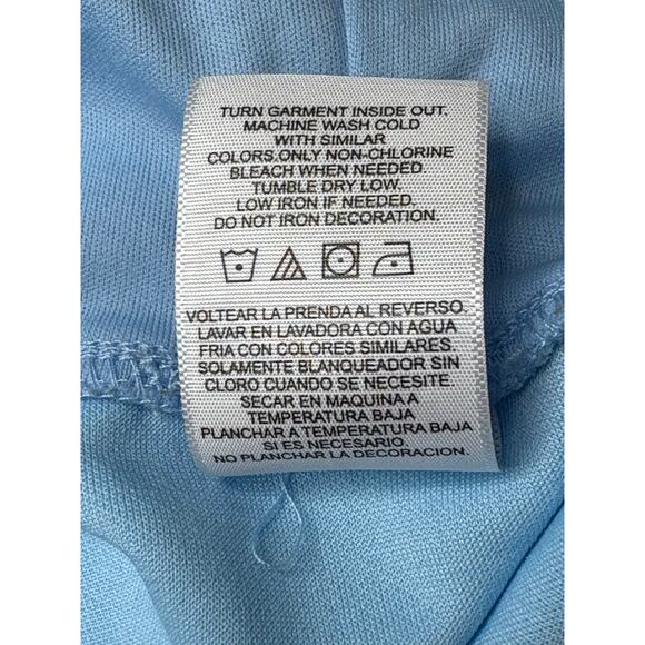 Disney Lilo & Stitch Blue Shirt Sleeve Dress 7-8 Princess Cosplay Fantasy Casual - Picture 8 of 9